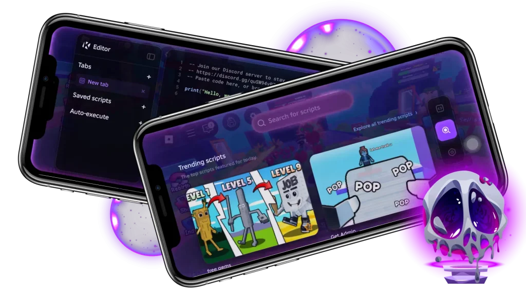 KRNL Executor Mobile App Interface (APK)