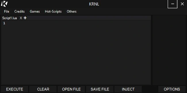 KRNL Executor PC Interface Preview